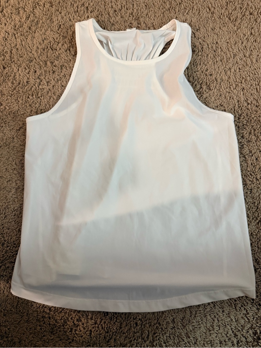 lululemon athletica White Racerback Performance Tank